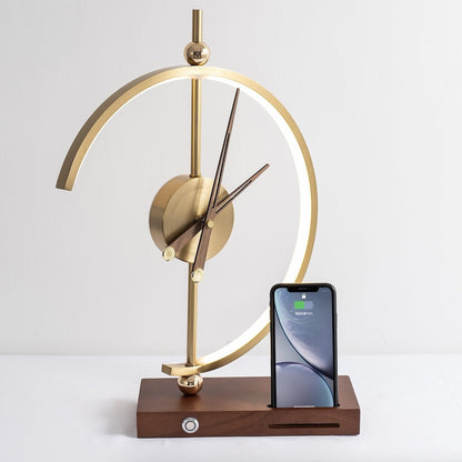 Nagoya | Clock & Oplader Lamp