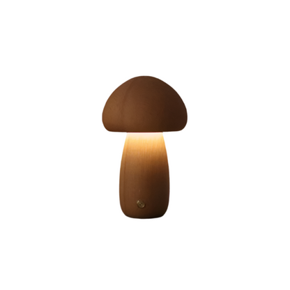 Sanna | Warme Houten Paddenstoelen Lamp