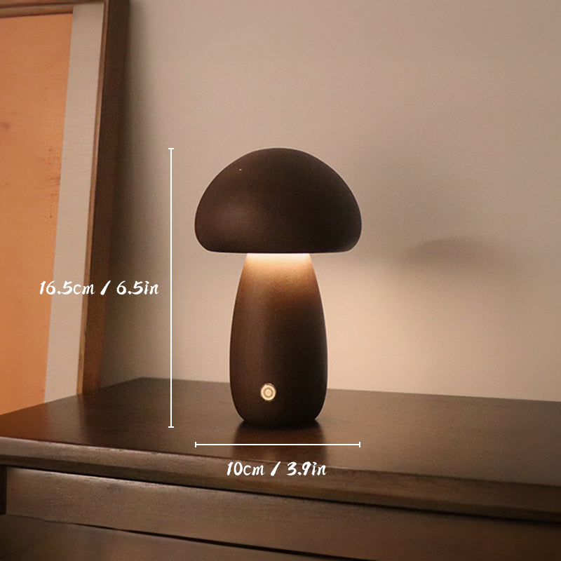 Sanna | Warme Houten Paddenstoelen Lamp