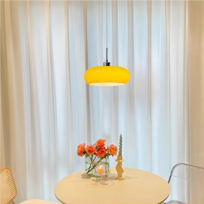 Hilda | Bauhaus Retro Glazen Hanglamp