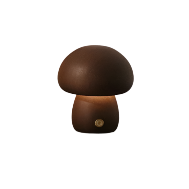 Sanna | Warme Houten Paddenstoelen Lamp