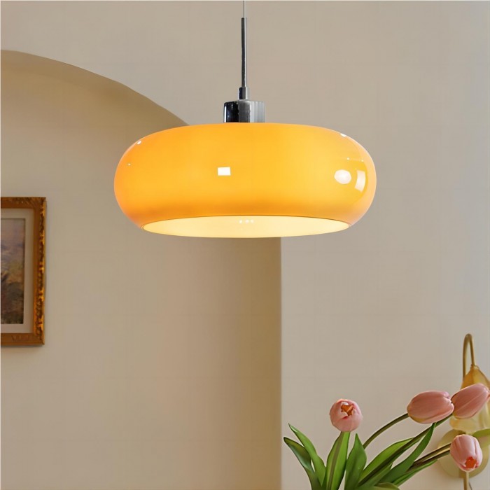 Hilda | Bauhaus Retro Glazen Hanglamp