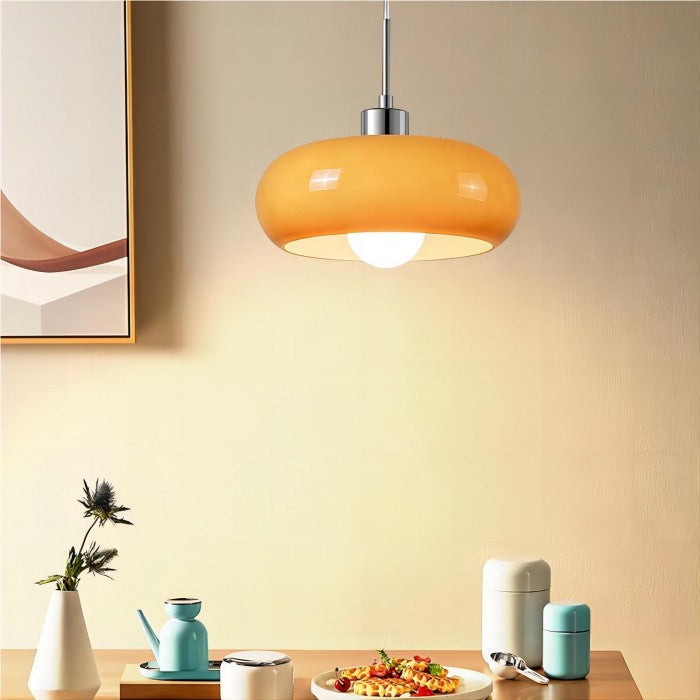 Hilda | Bauhaus Retro Glazen Hanglamp